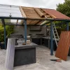 Toiture légère pour cuisine extérieure : polycarbonate, canisse ou bac acier