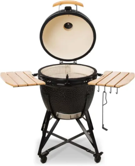 Grande barbecue céramique XXL Ø 59 cm, noir 23" Noir