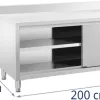 Test Royal Catering RCSSCB-200X60-E-B : le meuble bas inox costaud qui fait le job en cuisine pro
