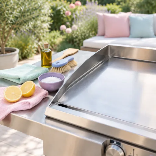 Comment nettoyer une plancha pour une cuisine extérieure toujours prête