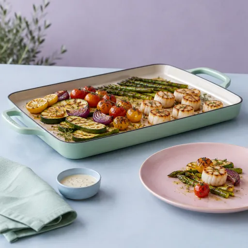 Plancha en fonte émaillée : le cœur d’une cuisine extérieure exigeante