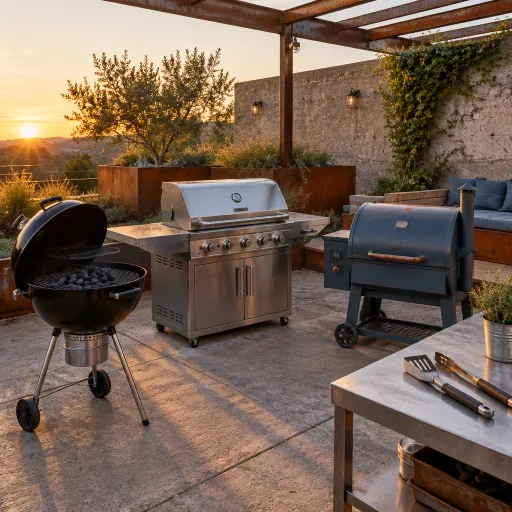 Le barbecue à charbon a encore un avenir face au gaz et au pellet