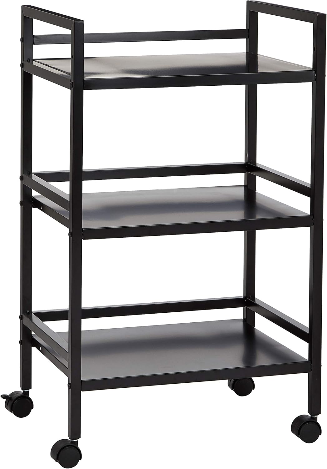 Amazon Basics Chariot en métal à 3 niveaux Noir