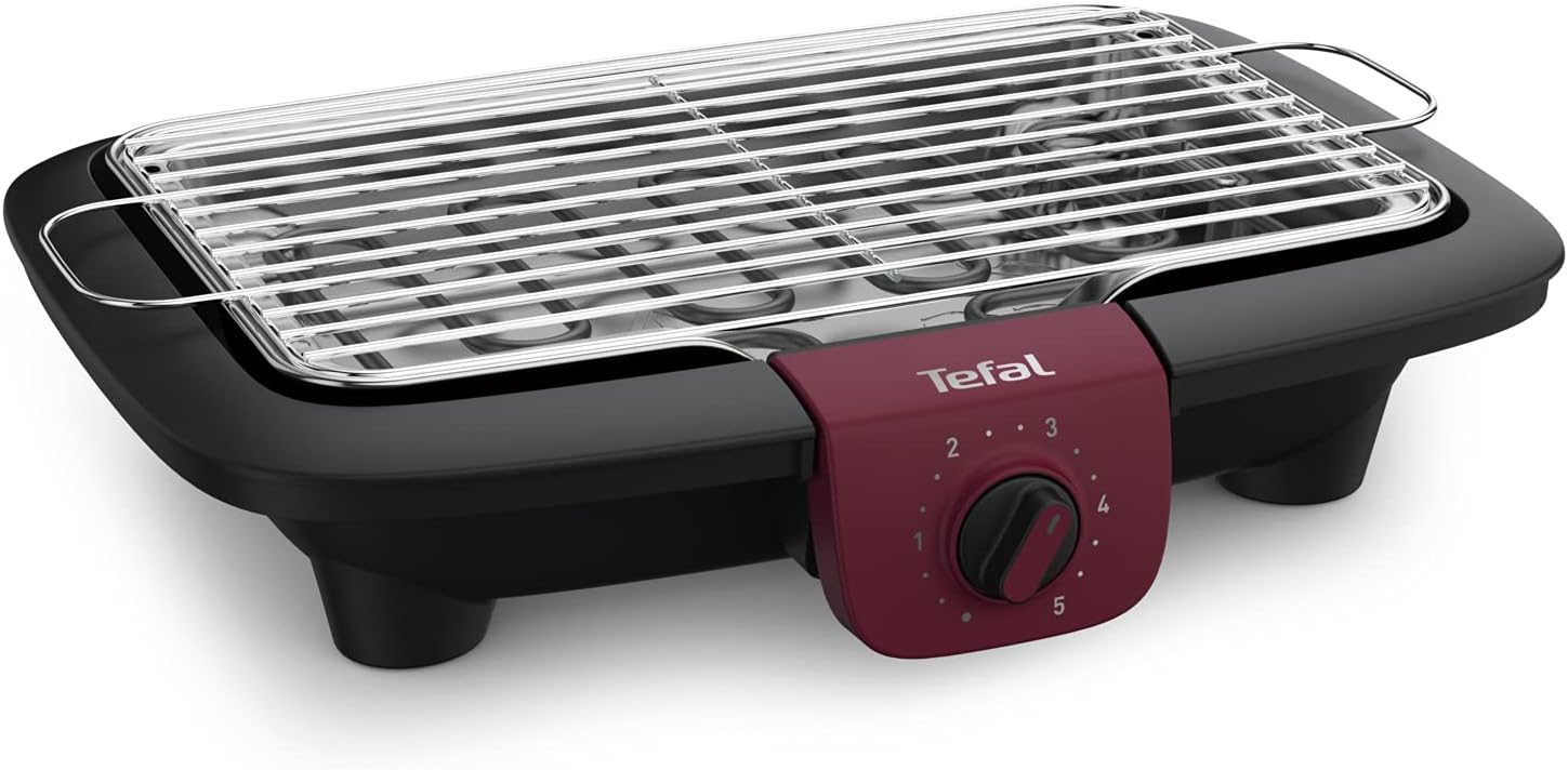 EASYGRILL ADJUST TABLE, Barbecue électrique, Puissant, Grande surface de cuisson, Fumée et odeur réduites, Bac récupérateur, BG90E514