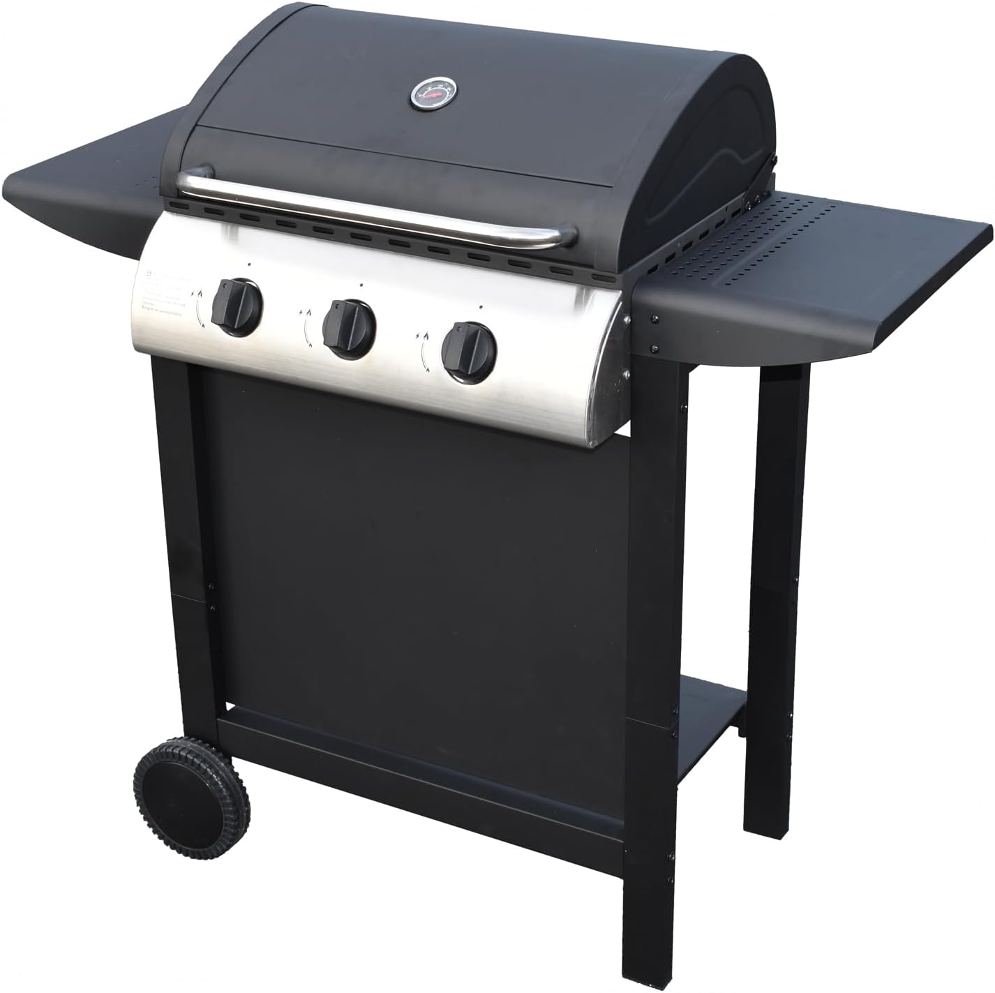 Barbecue Gaz Hawaï - 3 Brûleurs 8,4 KW Butane/Propane - 2 Tablettes - Garanti 2 Ans
