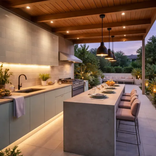 Eclairer une cuisine exterieure : la regle des 3 couches qui change tout