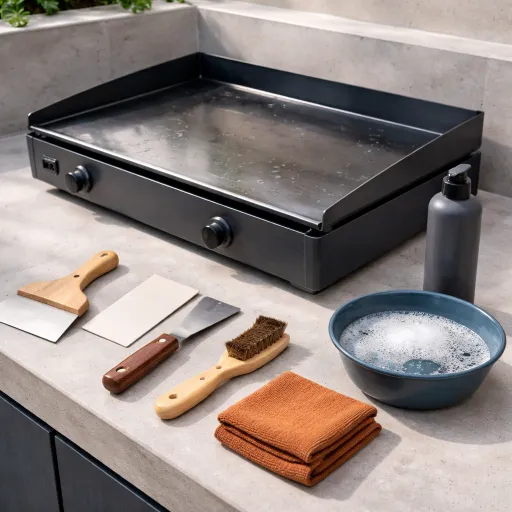Nettoyer sa plancha sans la rayer : le protocole en 4 gestes