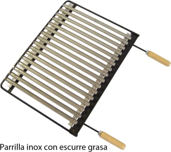 Imex El Zorro 71514 Bac avec Plaque en INOX pour Barbecue 72 x 40 x 33 cm 72 x 40 x 33 cm moderne