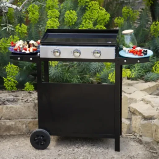 Test Plancha gaz Happy Garden MÉRIDA 3 brûleurs : la plancha abordable qui fait le job pour les repas d’été
