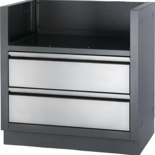 Test Napoleon Meuble pour Barbecue Big 32 encastrable : le bloc de cuisine extérieure qui fait le job sans fioritures