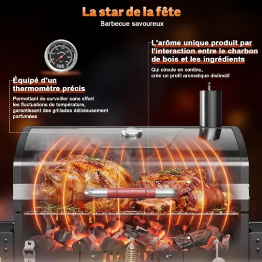 Test Devoko Barbecue Charbon de Bois XXL : un gros grill qui fait le job pour les grandes tablées