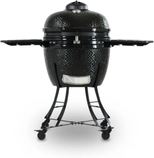PIT BOSS - Barbecue à charbon Kamado Noir Céramique Grille Ø 52cm 134 x 77 x 120 cm
