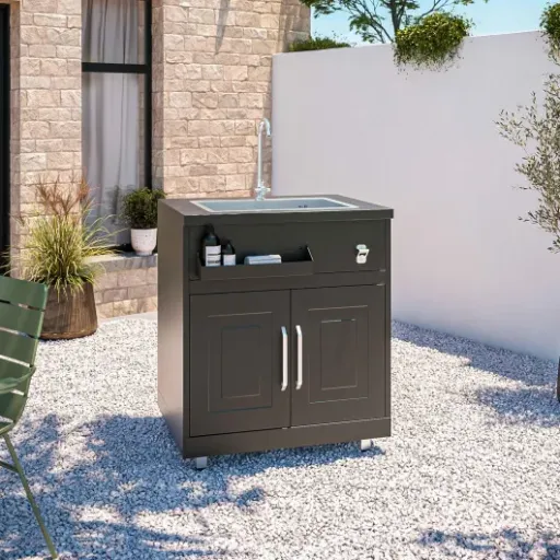 Test Oviala / Rekkem Meuble évier 2 portes : le meuble de cuisine extérieure qui fait le job sans chichis