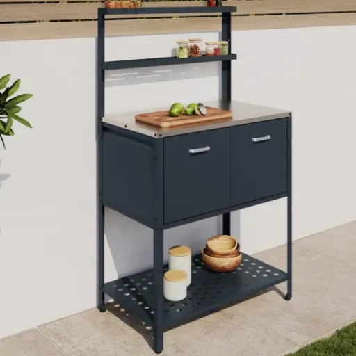 Test Meuble de Cuisine extérieure Pareo IDMarket : le petit plan de travail qui met un peu d’ordre sur la terrasse