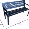Test Blinky 9694208 Banquettes Royal Acier Grillagé : le banc métal simple qui fait le job pour pas trop cher