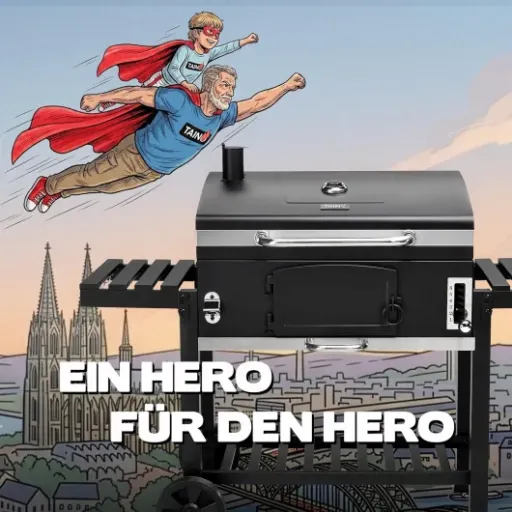 Test TAINO HERO XXL Smoker : un gros barbecue/fumoir pas cher, efficace mais perfectible