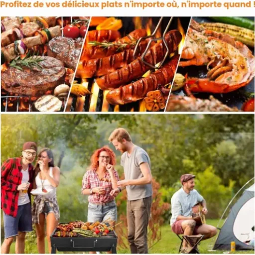 Test Uten Barbecue Portable : le petit grill pliable qui dépanne bien en camping