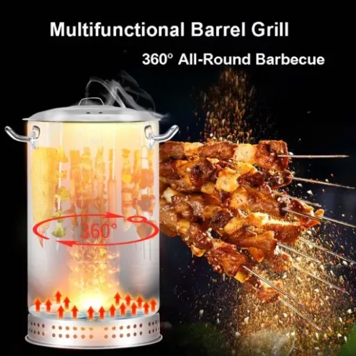 Test Barbecue Vertical 15,7" WLDOCA : gros volume, peu de fumée, mais quelques compromis