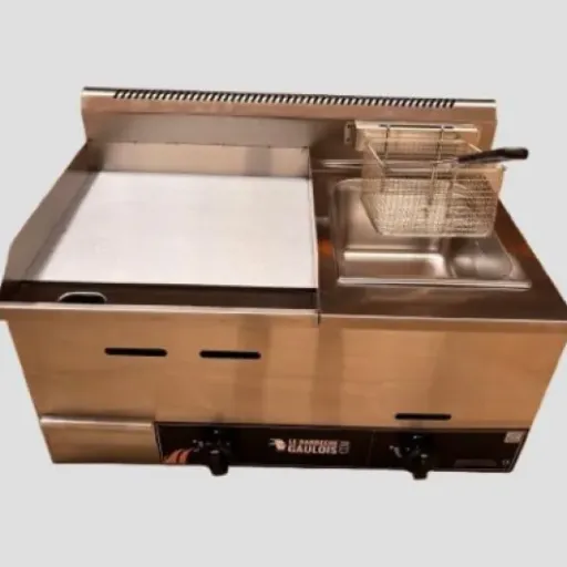 Test Plancha Gaz avec Friteuse 9400W : le combo grill/frites qui fait le job sans chichi