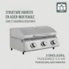 Test Tarrington House CATHAN 3 brûleurs : le barbecue gaz de table qui fait le job sans chichi