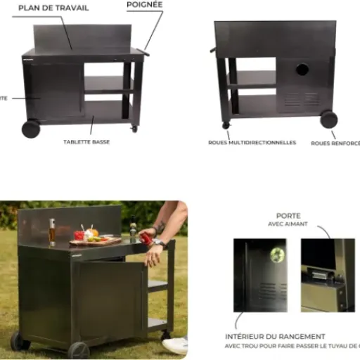 Test Cook'in garden Nova 110 Premium : une desserte costaud mais avec des détails qui fâchent