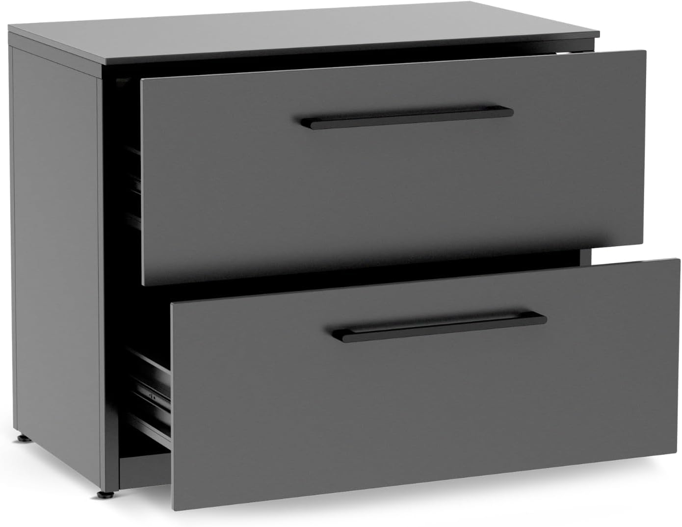 ® Elements Cuisine exterieure 110 – Module tiroirs avec Plan de Travail HPL 15 mm, Acier galvanisé thermolaqué, tiroir Support Jusqu’à 30 kg, Pieds réglables, 90 x 110 x 60 cm, Noir Mat 110cm