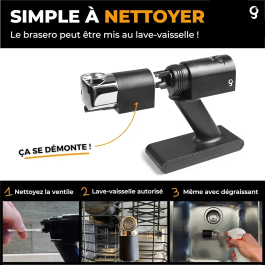 Fumus – Fumoir de Cuisine à Froid – 5 Saveurs de Bois Incluses – Fumoir Viande et Poisson 2 Vitesses – Cocktail Smoker Whisky avec Disque + Livre de Recettes Numérique Noir Mat