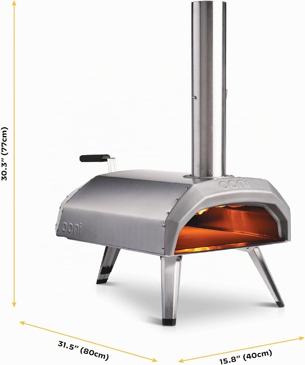 Karu 12 – Four à Pizza Ooni Multi-Combustible Bois/Charbon avec Option Gaz – Four a Pizza Gaz – Cuisson sur Pierre en 60 Secondes – Authentique Pizza Karu 12 2026