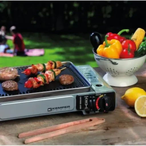 Test C.A.O / Kemper Plancha gaz nomade : petite, simple et plutôt efficace pour dehors