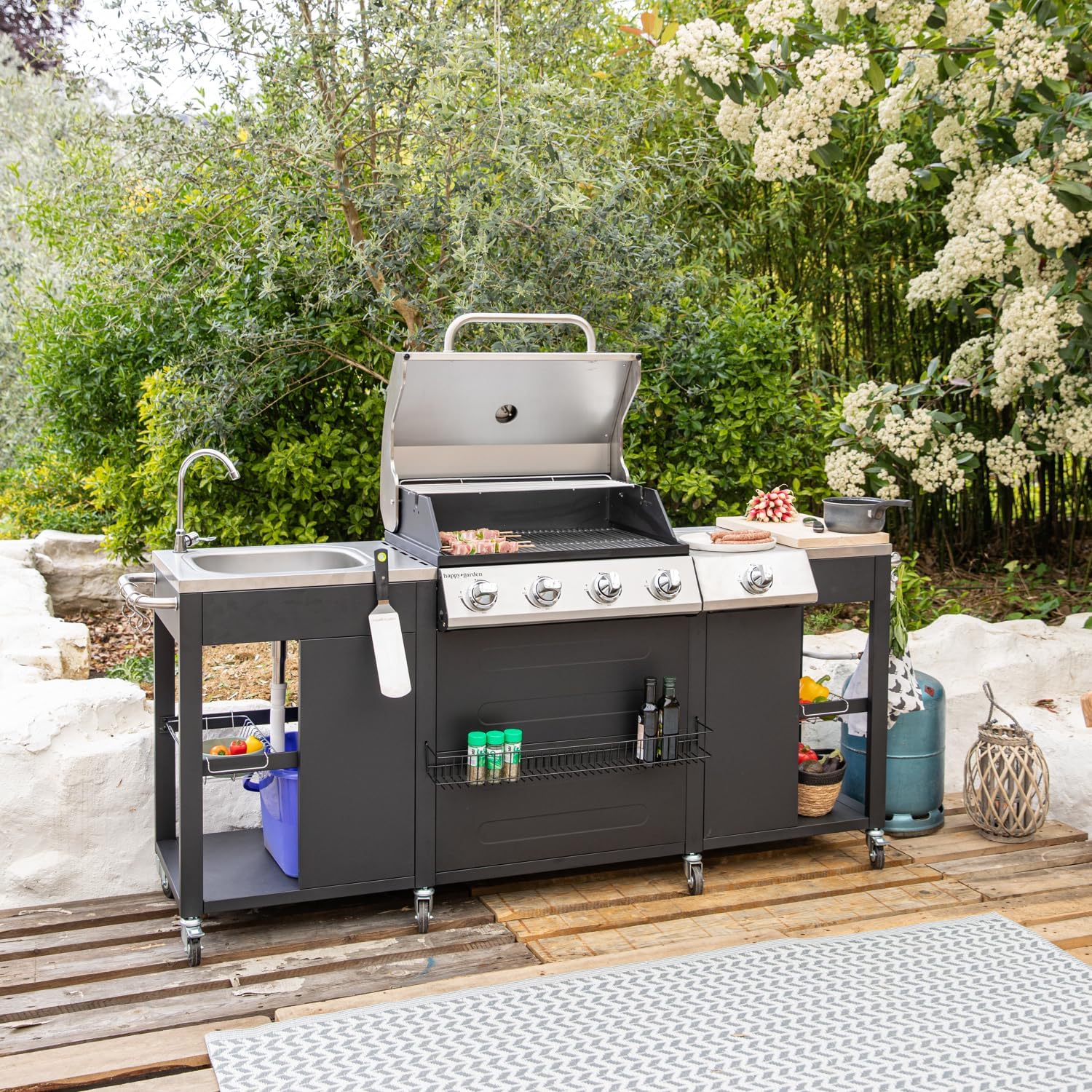 Cuisine d'extérieur Texas - 4+1 Brûleurs 17,2 kW