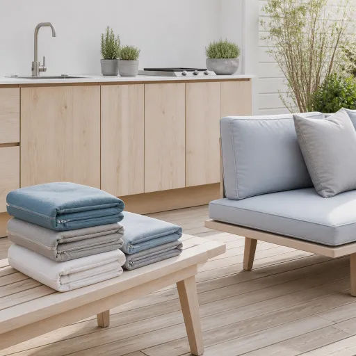 Housses pour coussins de salon de jardin : l’atout discret d’une cuisine extérieure durable