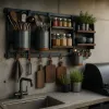 Comment le concept d’uten silo inspire le rangement mural d’une cuisine extérieure