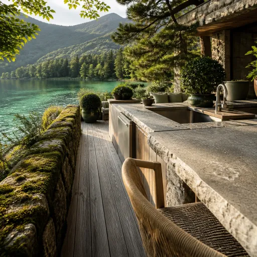 Ethimo à Annecy : l’art d’intégrer une cuisine extérieure au paysage du lac