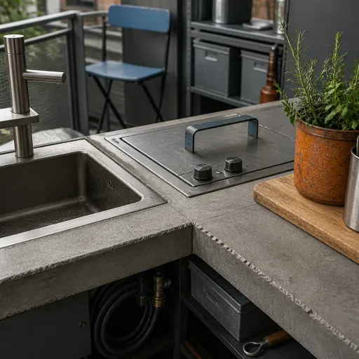 Huit mètres carrés de terrasse : comment y installer une vraie cuisine extérieure